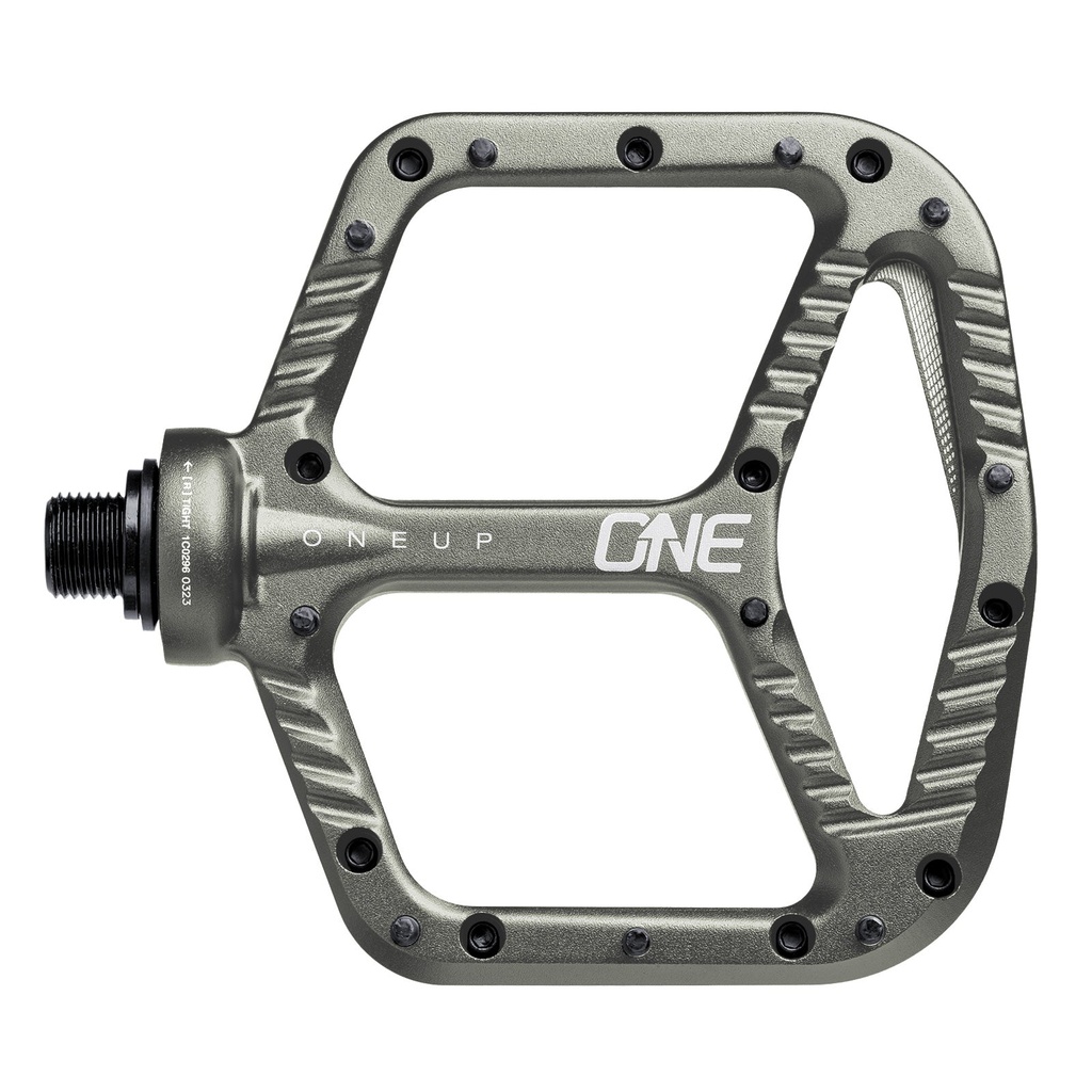 OneUp Gallery 20 - OneUpComponents_AluminumPedal_GRY_Top.jpg