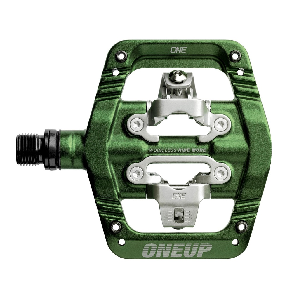 [1C1000DGR] Clip Pedals (Verde Oscuro)