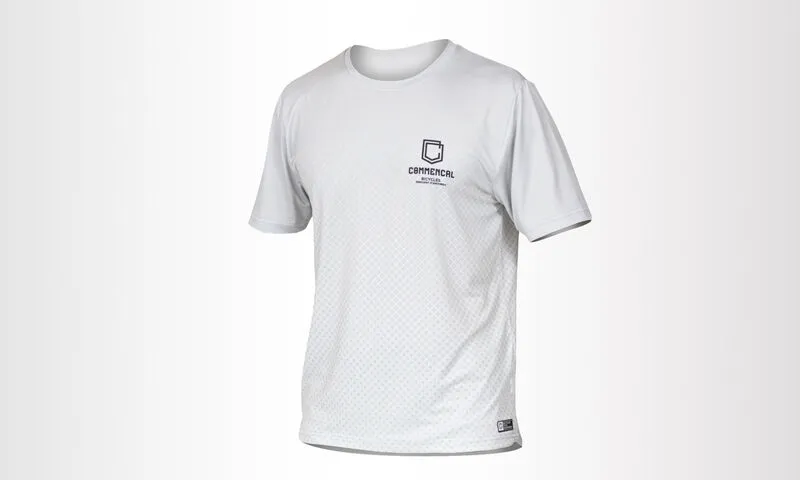 [21630601] Commencal short sleeve jersey light gray
