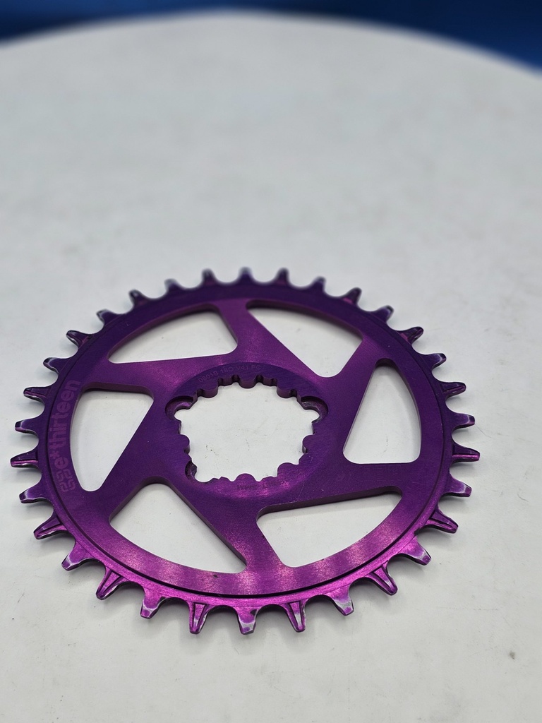 [Plato purp] Plato e*thirteen Helix R Guidering Direct Mount. 32T